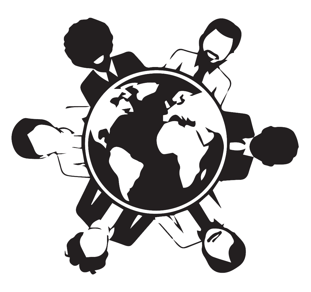 Workforce around the world clipart