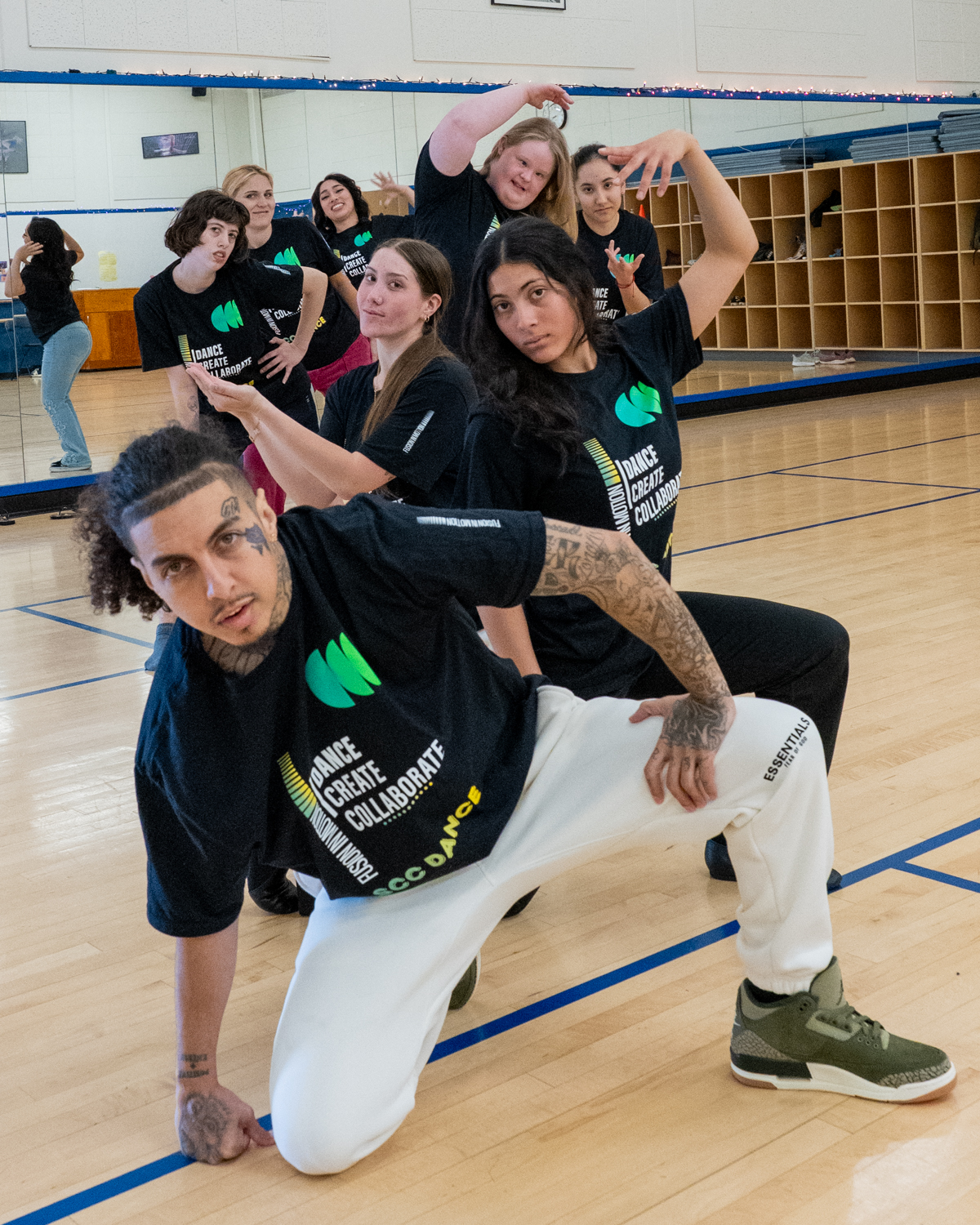 Students posing as a group